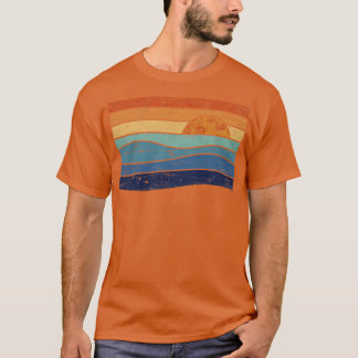 T-shirt Coucher de soleil vintage