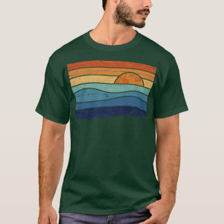 T-shirt Coucher de soleil vintage