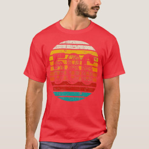 T-shirt Coucher de soleil Vintage en détresse 586 Indicati