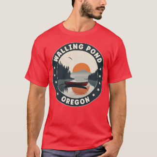 T-shirt Coucher de soleil Walling Pond Oregon