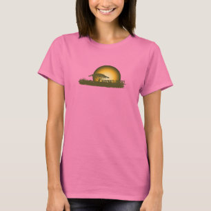 T-shirt Coucher du soleil africain - obscurité