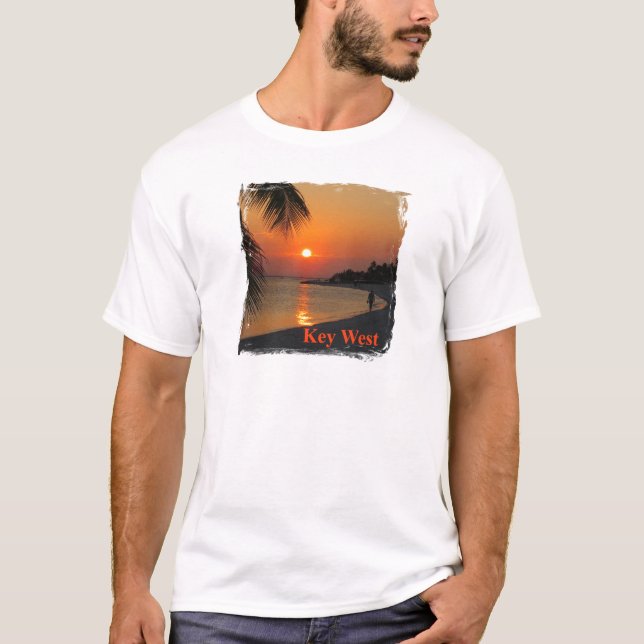 T-shirt Coucher du soleil de Key West (Devant)