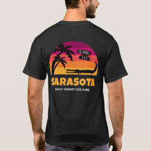 T-shirt Coucher du soleil de Sarasota la Floride avec le