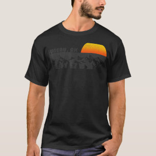 T-shirt Coucher du soleil du mont Juneau Alaska