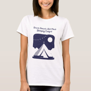 T-shirt Couchers de soleil du désert Design Confort Glampi