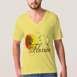 T-shirt Couchers de soleil et mouettes de Floride