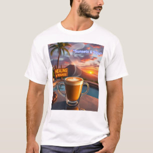 T-shirt Couchers de soleil et Sièges