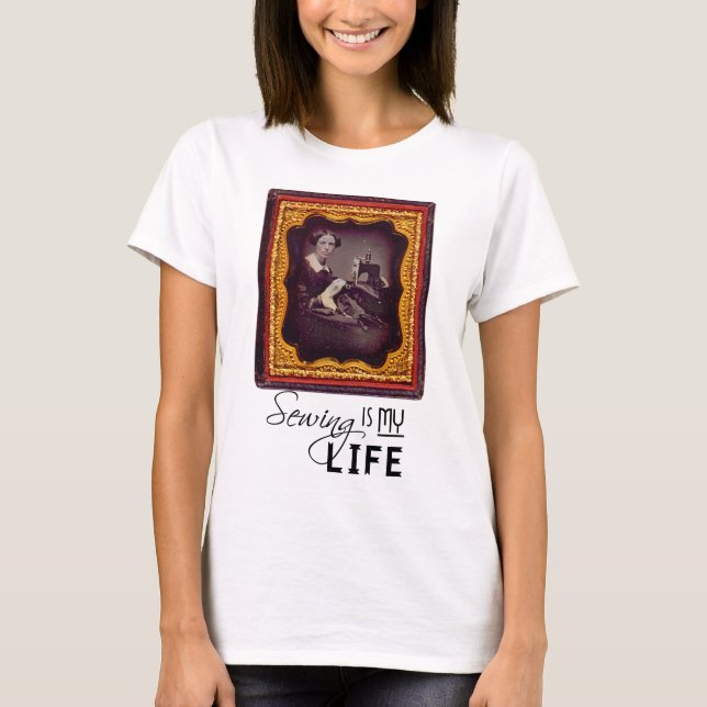 T-shirt Coudre Est Ma Vie (Devant)
