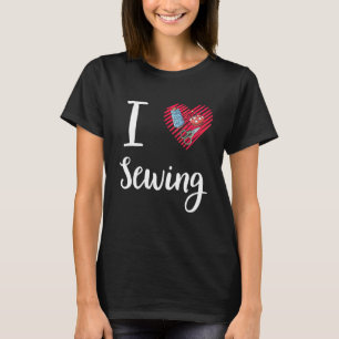 T-shirt Coudre Pour Femmes Seamstress Coudre Thread Qui Qu
