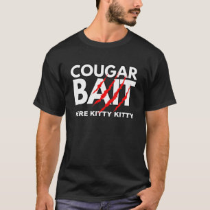 T-shirt Cougar Bait Drôle Costume Halloween Femme plus âgé