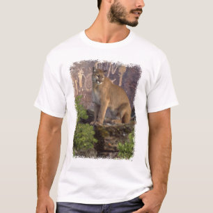 T-shirt Cougar et pictographes