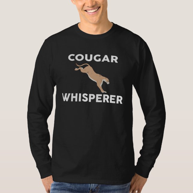 T-shirt COUGAR Whisperer   COUGARS (Devant)