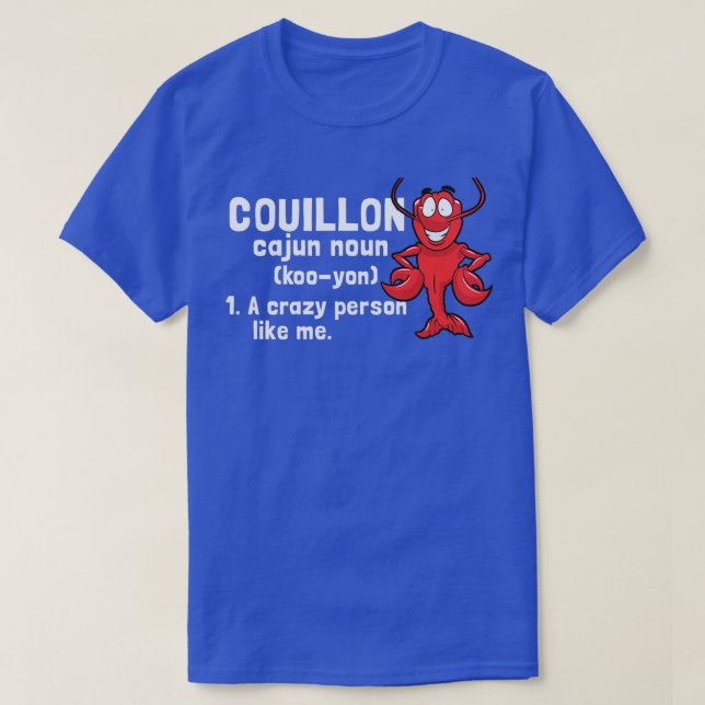 T-shirt Couillon Funny Cajun (Design devant)