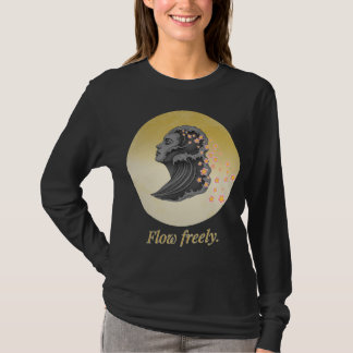 T-shirt Couler librement - Art de l'esprit océanique zen