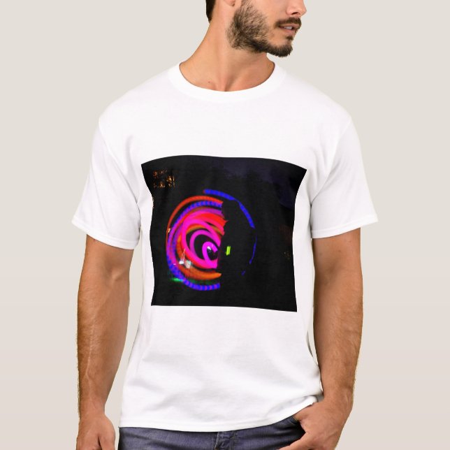 T-shirt Couleur Abstraite (Devant)