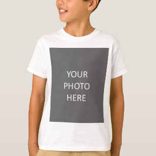 T-shirt Couleur blanche Ajouter votre image photo logo pho