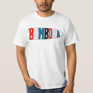 T-shirt Couleur d'Américain de logo de bombe de Bombora