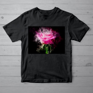 T-shirt Couleur de fleur rose - bb