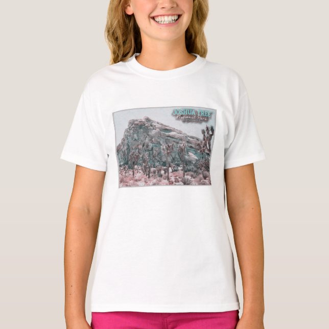 T-SHIRT COULEUR D'EAU JOSHUA TREE - CALIFORNIE ÉTATS-UNIS (Devant)