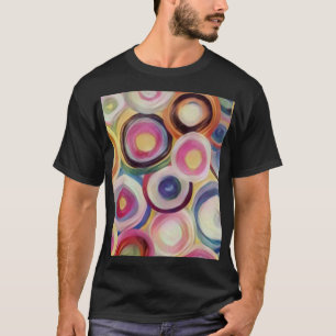 T-shirt Couleur dégradée, texture rugueuse arrière - plan.