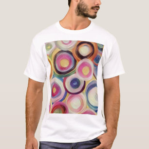 T-shirt Couleur dégradée, texture rugueuse arrière - plan.