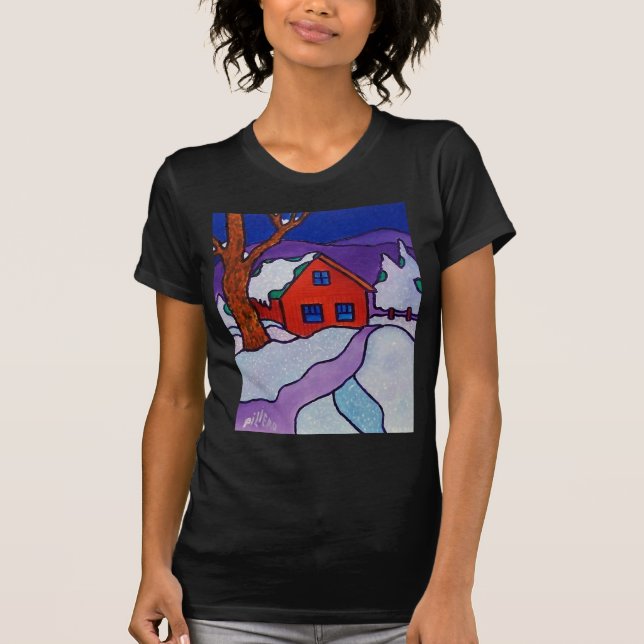 T-shirt Couleur d'hiver par Piliero (Devant)