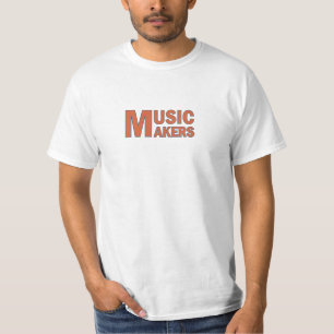 T-shirt Couleur d'orange de fabricants de musique