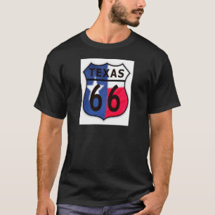 T-shirt Couleur du Texas de l'itinéraire 66
