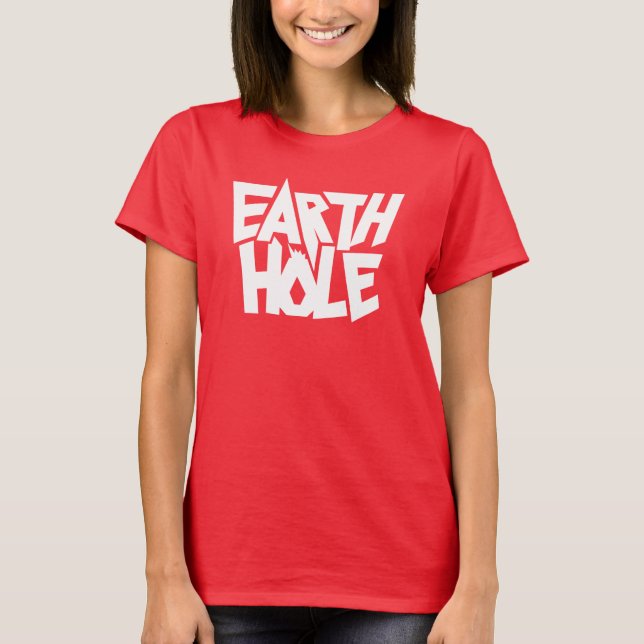 T-Shirt couleur Earth Hole (Devant)