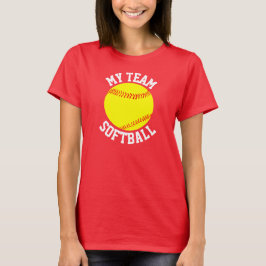 T-shirt Couleur et nom d'équipe personnalisés du j