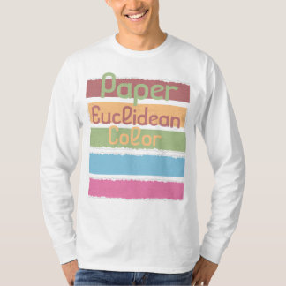 T-shirt Couleur euclidienne papier
