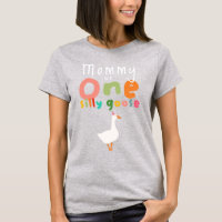 Couleur mignonne One Silly Goose 1er Anniversaire 