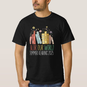 T-shirt Couleur Notre Monde Lecture Été 2025