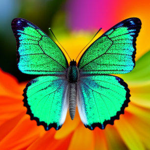 T-shirt couleur papillon