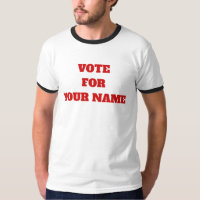 Couleur Personnalisée Vote Pour Votre Nom Drôle Po