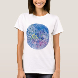 T-shirt Couleur pour aquarelle de neurone