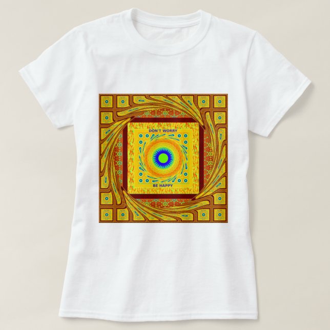 T-shirt Couleur traditionnelle rouge or (Design devant)