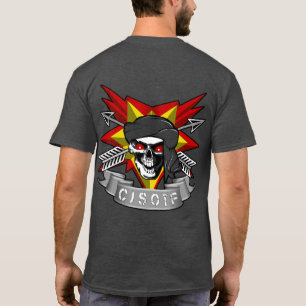 T-shirt couleur vive CJSOTF personnalisable