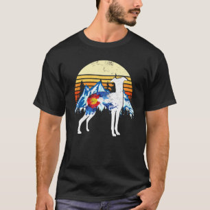 T-shirt Couleur Whippet vintage Snap Dog English Whippet D