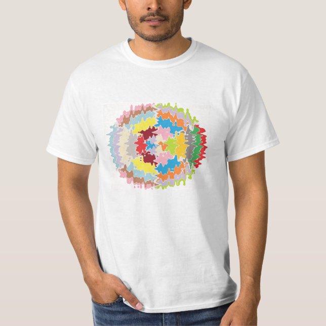 T-shirt Couleurs arc-en-ciel EBR : bilan énergétique (Devant)