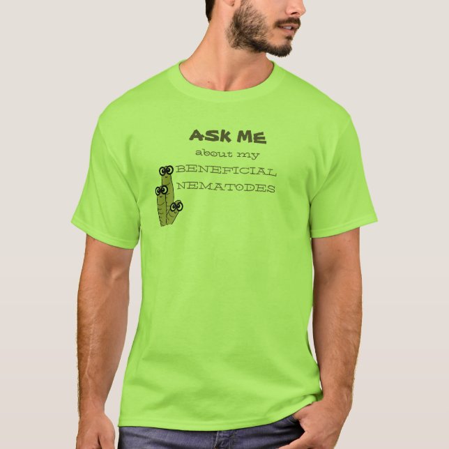 T-shirt Couleurs claires salutaires d'humour de jardin de (Devant)