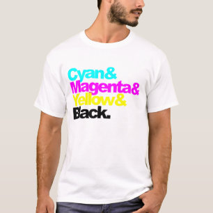 T-SHIRT COULEURS CMJN