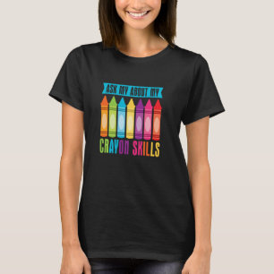 T-shirt Couleurs Crayon Art Enfant - Crayon