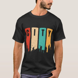 T-shirt Couleurs dans la ville