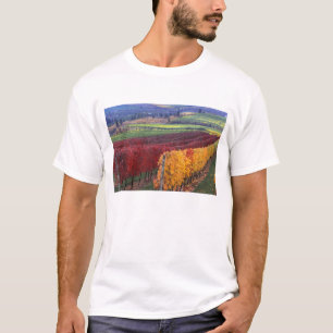 T-shirt Couleurs d'automne rouge et jaune intenses sur Geh