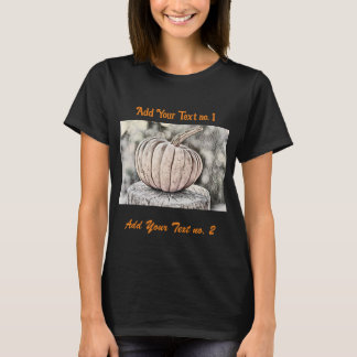 T-shirt Couleurs de chute vintage citrouilles de chute aqu