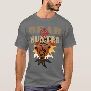 T-SHIRT COULEURS DE FIERTE DE L'OURS CHASSEUR D'OURS