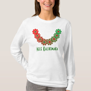 T-shirt Couleurs de Joyeux Noël de Lei Mele Kalikimaka de