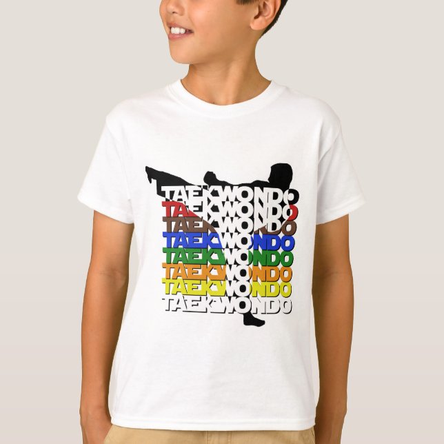 T-shirt Couleurs de TKD (Devant)