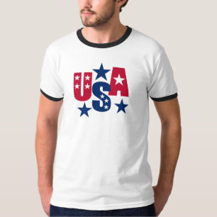 T-shirt couleurs du drapeau américain